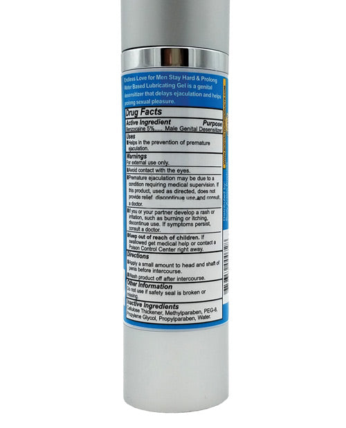 Endless Love for Men Stayhard & Prolong Lubricant - 1.7 oz