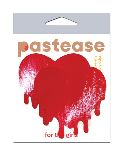 Pastease Pastease Faux Leather Melty Heart - Red O/S - Image 5