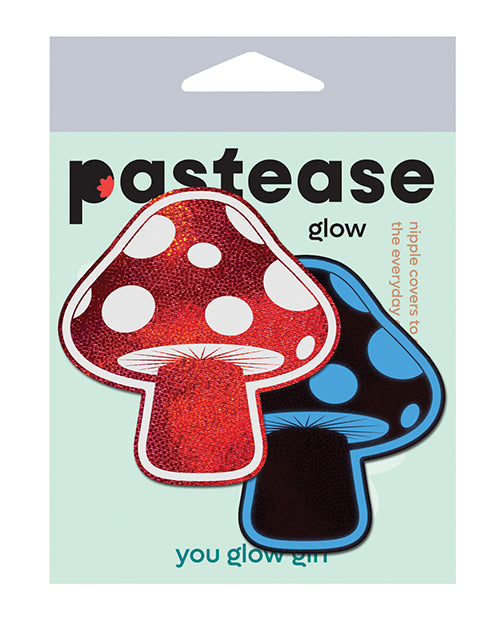 Pastease Pastease Premium Shiny Glow in the Dark Shroom - Red/White O/S - Image 5
