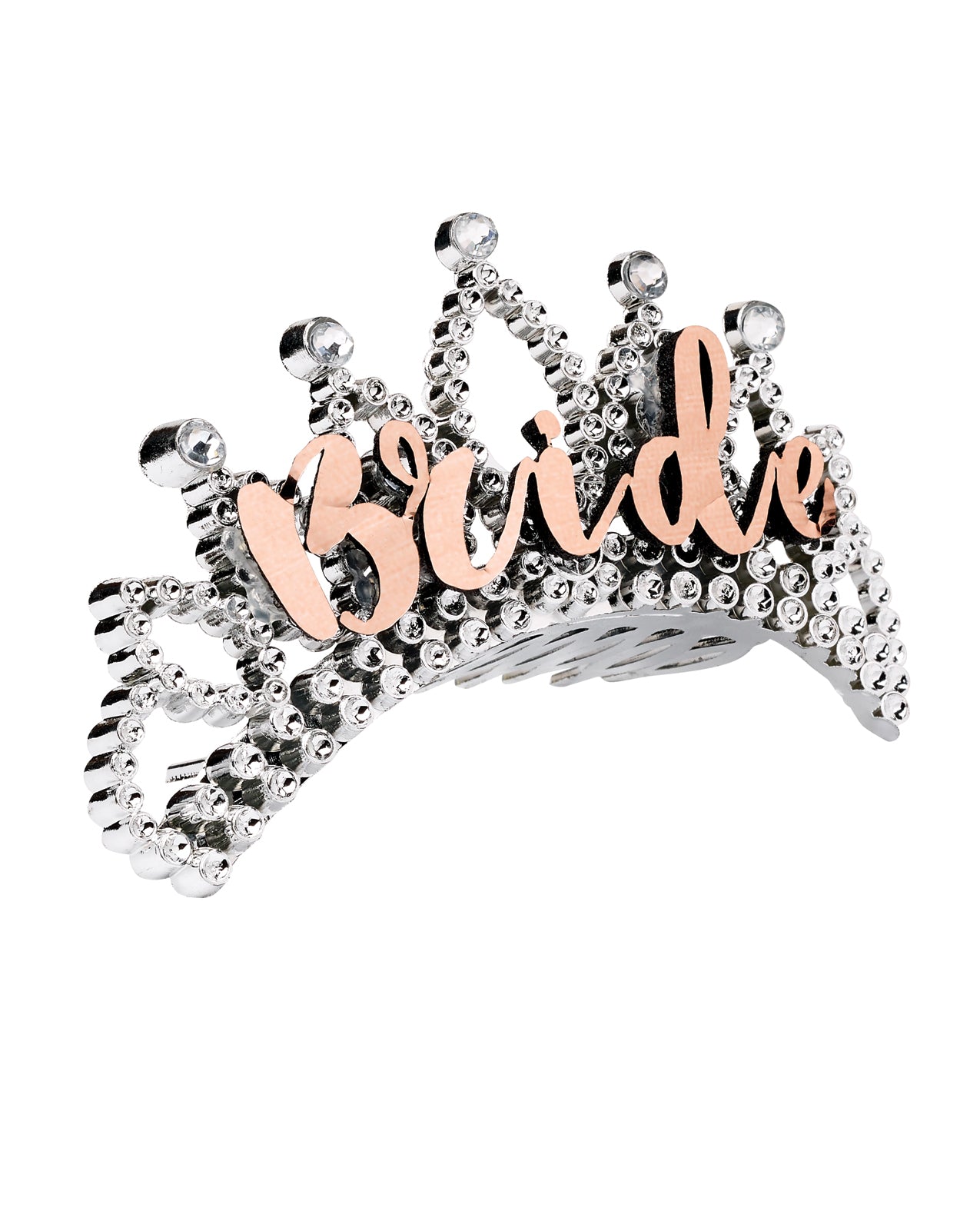OMG International Bride Tiara - Rose Gold - Image 3