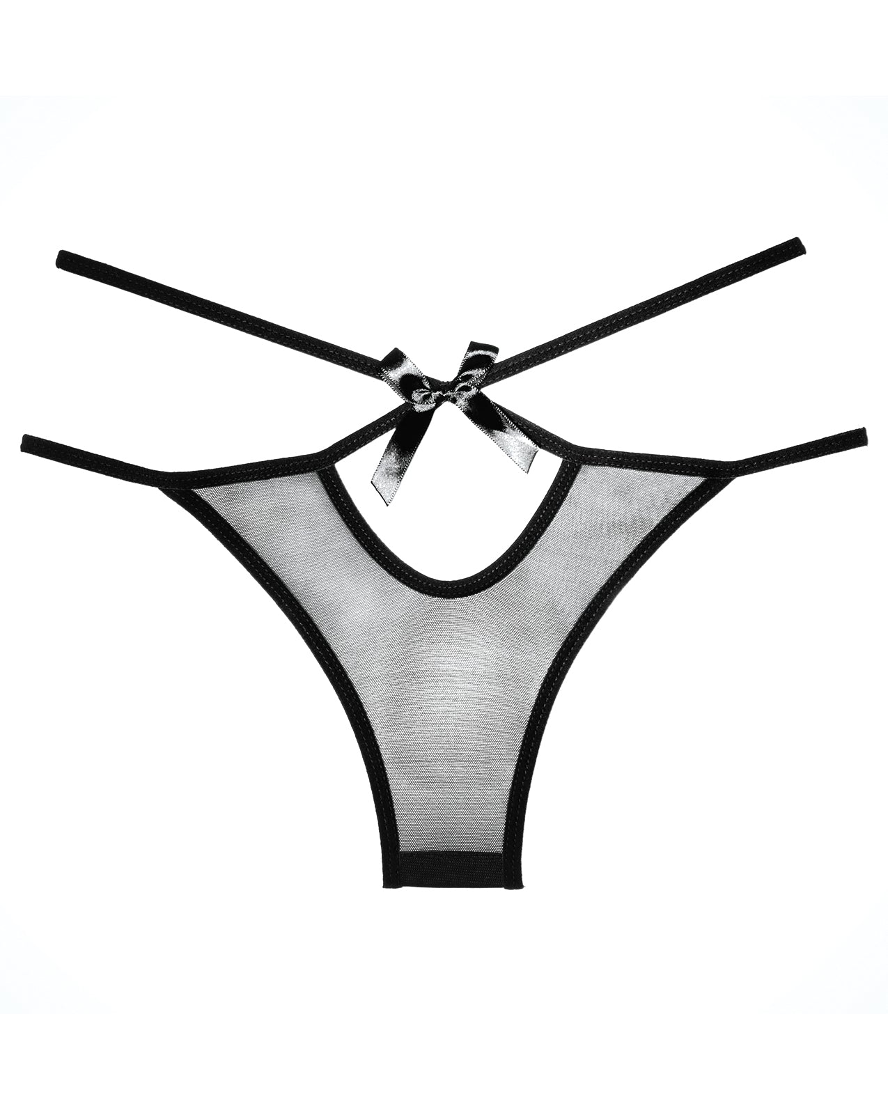 Adore Adore Sheer Naughty Vanilla Panty Black O/S - Image 5