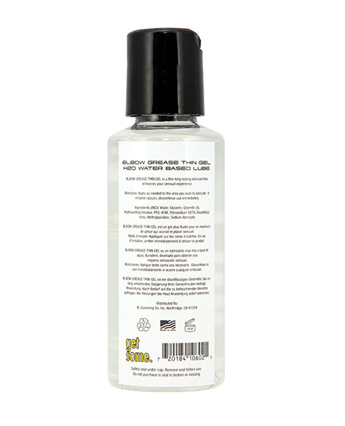 H2O Elbow Grease H2O Thin Gel - 2.4 oz - Image 4