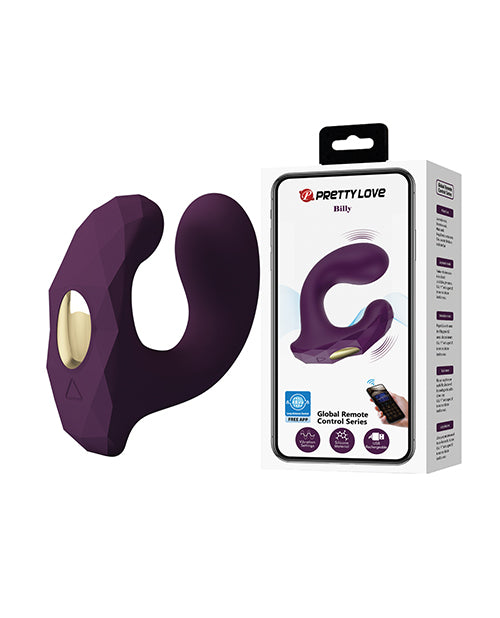 Pretty Love Pretty Love Billy Vibrating Dual Stimulator - Purple - Image 16