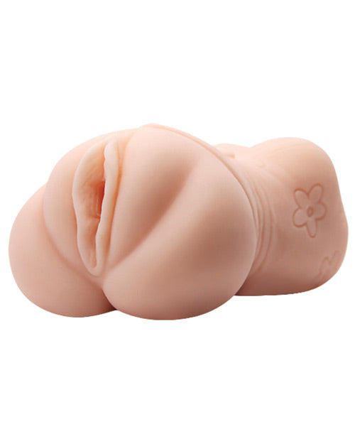 Crazy Bull No Lube Vagina Masturbator Sleeve - Ivory