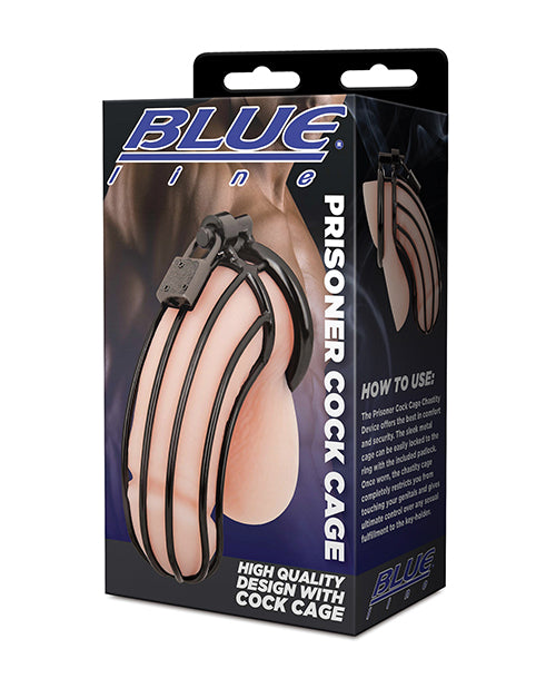 Blue Line Blue Line Prisoner Cock Cage - Black - Image 7