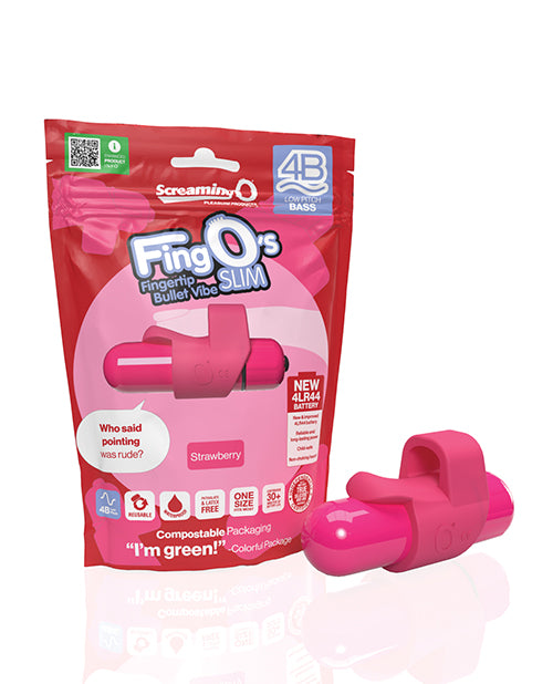 Screaming O Screaming O 4B FingO Slim - Strawberry - Image 9