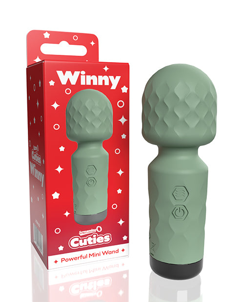 Screaming O Screaming O Cuties Winny Vibrating Mini Wand - Sage Green - Image 9