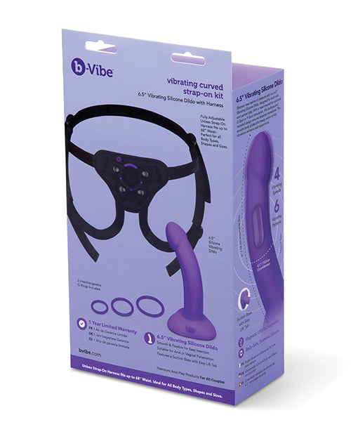 b-Vibe Curved Vibrating Strap-On Kit