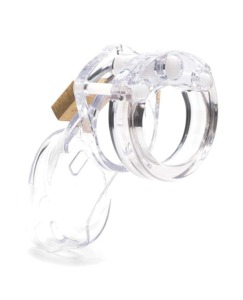 CB-6000 3 1/4" Cock Cage & Lock Set - Clear