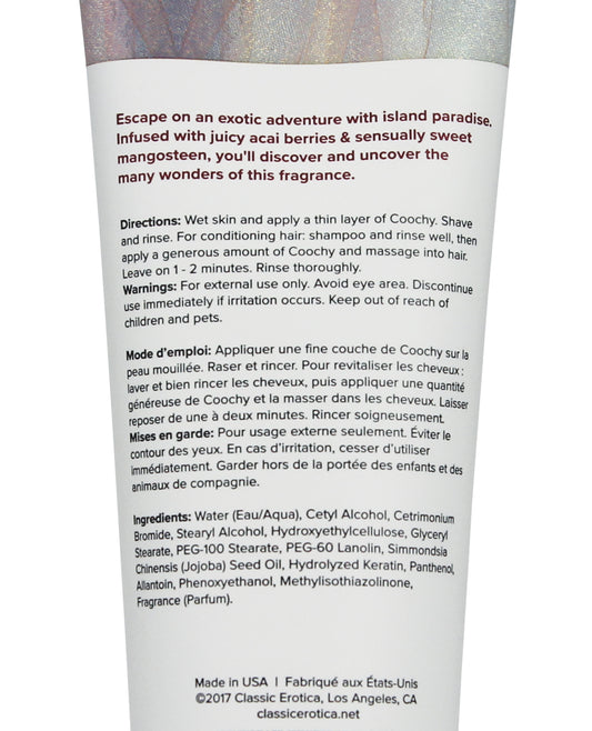 COOCHY Shave Cream - 3.4 oz Island Paradise
