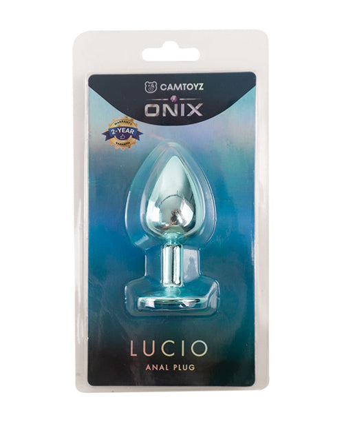 Onix by Camtoyz Camtoyz Lucio Anal Plug - Blue - Image 6