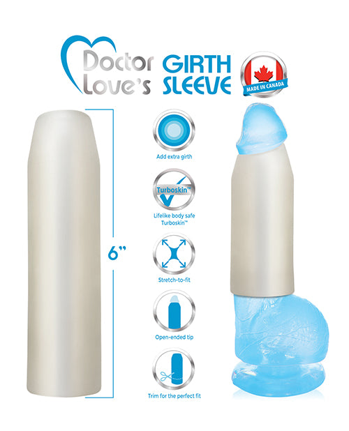 Doctor Love's 1.5" Girth Sleeve - Translucent