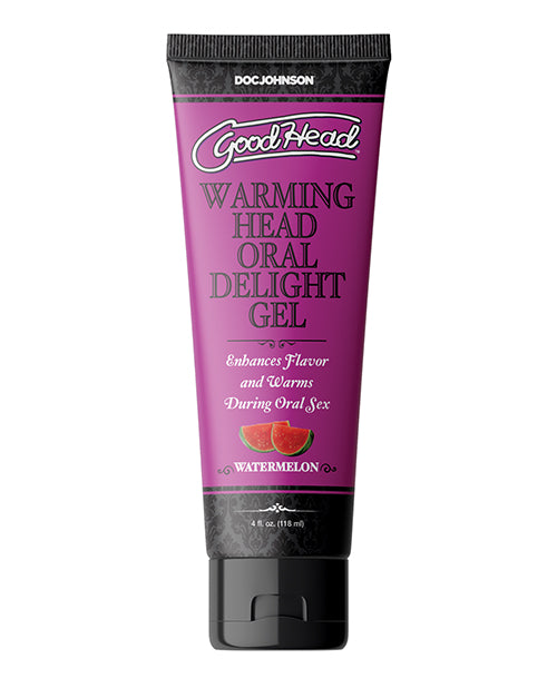 GoodHead GoodHead Warming Oral Delight Gel - 4 oz Watermelon - Image 2