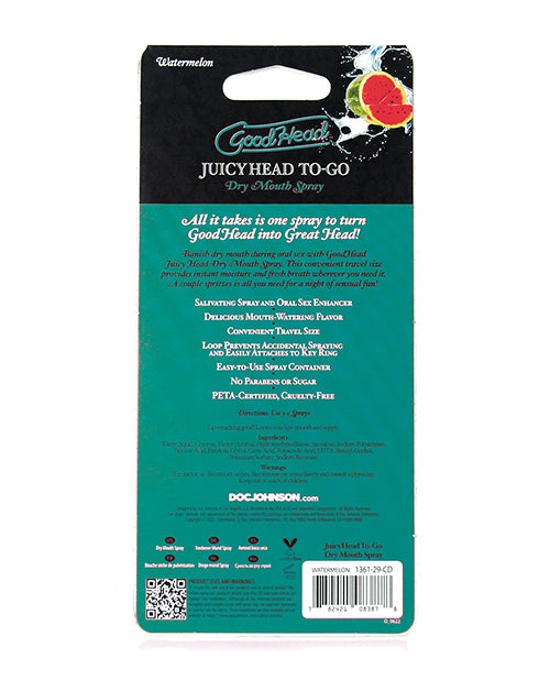 GoodHead GoodHead Juicy Head Dry Mouth Spray To Go - .30 oz Watermelon - Image 6