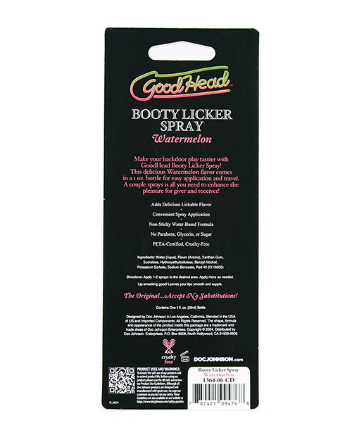 GoodHead GoodHead Booty Licker Spray - 1 oz Watermelon - Image 3