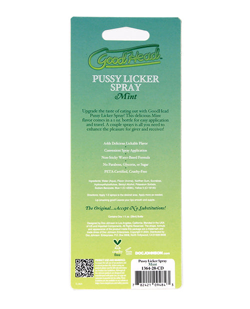 GoodHead GoodHead Pussy Licker Spray - 1 oz Mint - Image 4
