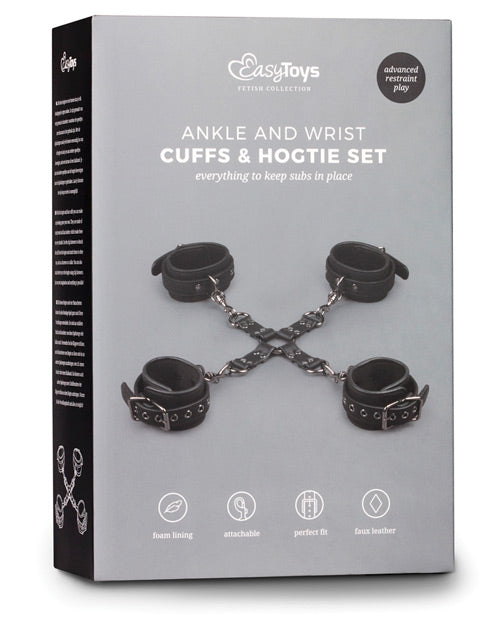 Easy Toys Easy Toys Hogtie w/Hand & Anklecuffs - Black - Image 5