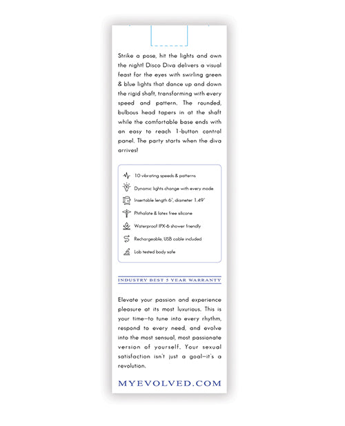 Evolved Disco Diva - Blue