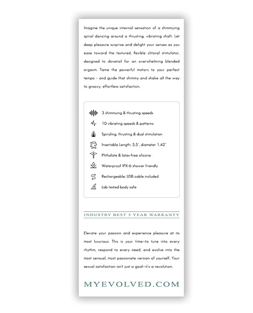 Evolved The Shimmy - Mint