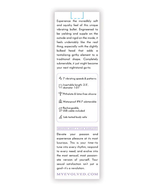 Evolved Squishy Bullet - Lilac