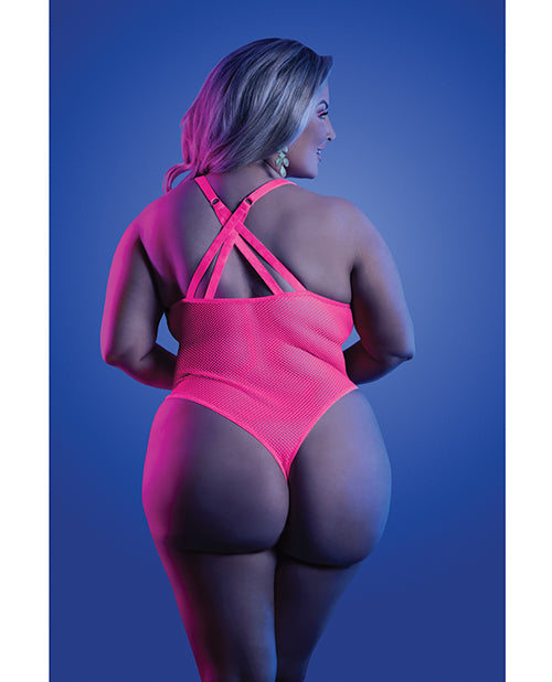 Glow Electric Haze Teddy Neon Pink QN