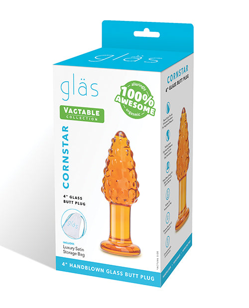 Glas 4" Butt Plug Cornstar