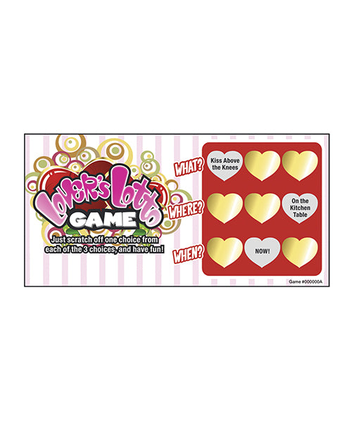 Lovers Lotto Game Scratch & Play Sex Game