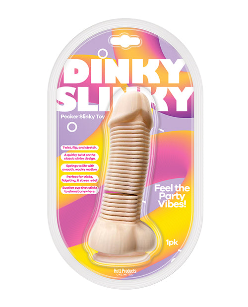 Dinky Slinky Pecker Spring Toy w/Suction Cup