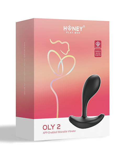 Oly 2 Pressure Sensing App-Enabled Wearable Clit & G Spot Vibrator - Black