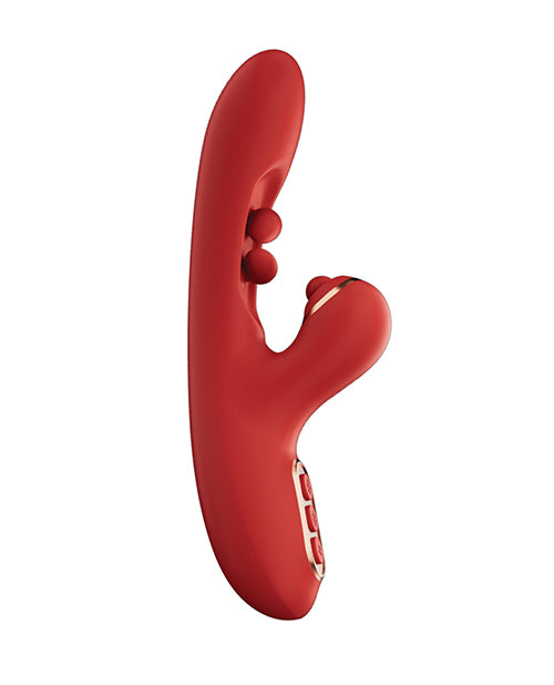 Honey Play Box Tickler Wiggling G-Spot Vibrator & Tapping Clitoral Stimulator - Red - Image 4