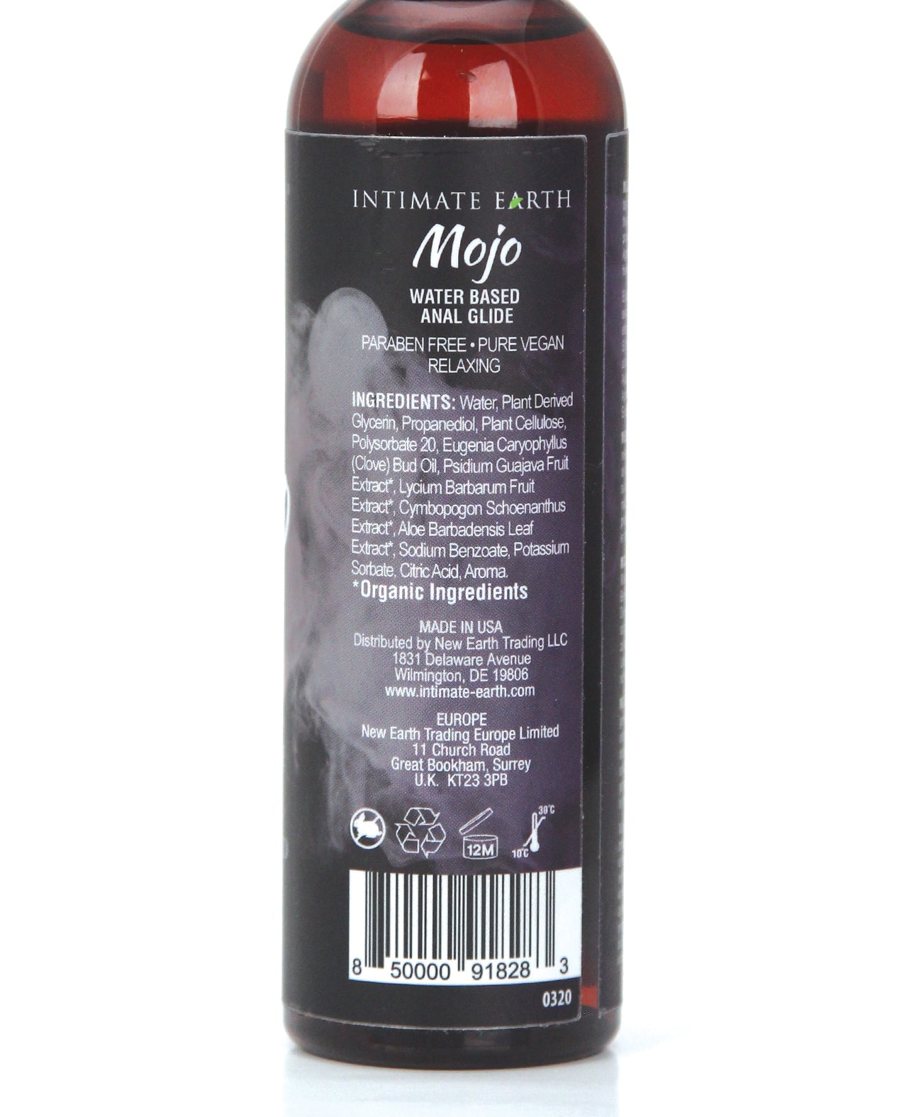 Intimate Earth Water Based Relaxing Anal Glide - 4 oz