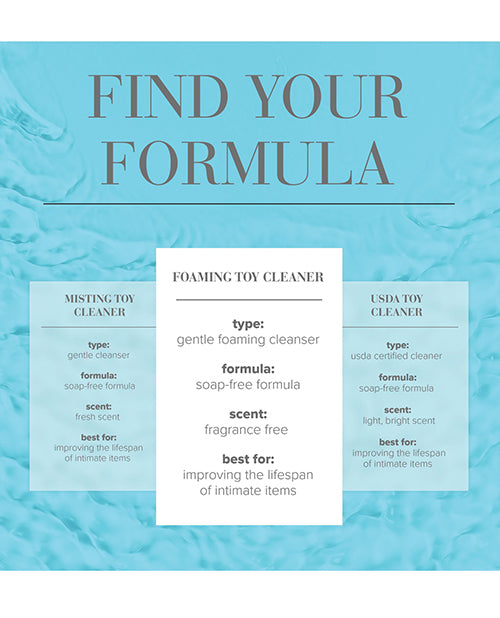 JO Refresh Foaming Toy Cleaner - Fragrance Free Hygiene 1.7 oz