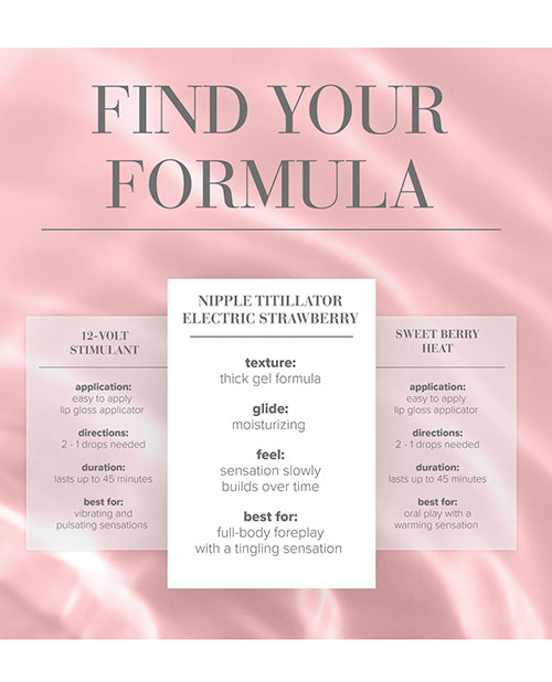 JO H2O JO Nipple Titillator - Strawberry Stimulant 1 oz - Image 4
