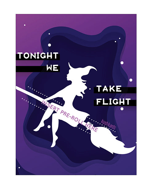 Kush Kards Halloween Take Flight Greeting Card w/Matchbook - Image 2