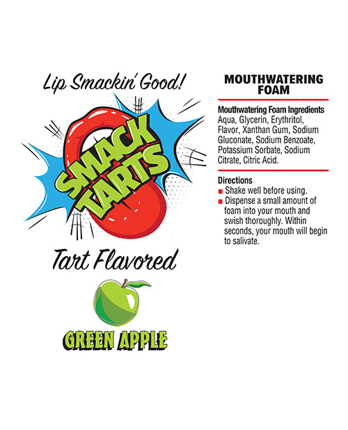 Smack Tarts Mouth Watering Foam - Sour Green Apple 2.7 oz
