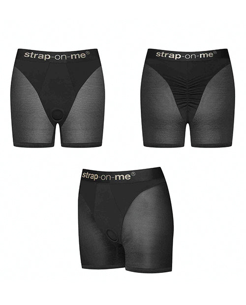 Strap On Me Halo Lingerie Harness - Black LG