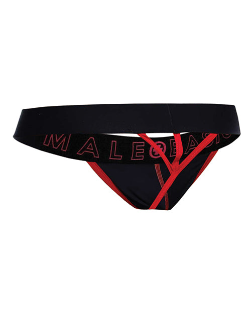 Male Basics Neon Thong Red LG