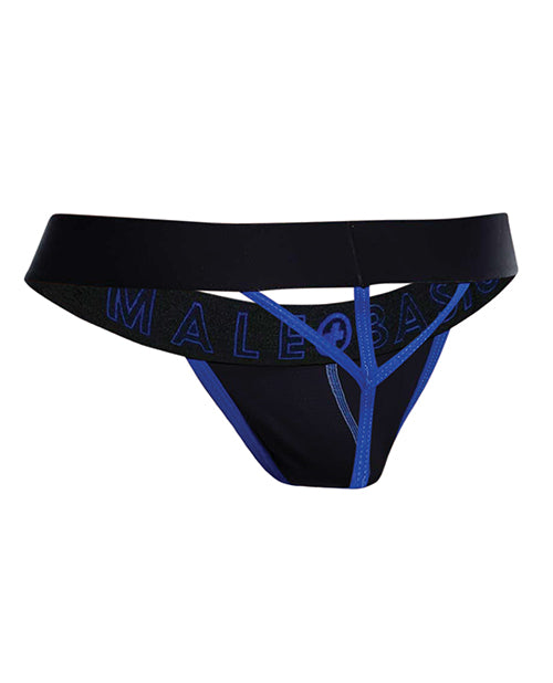 Male Basics Neon Thong Royal SM