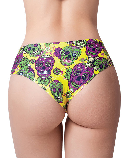 Mememe Skulls Lovers Muertos Printed Slip LG
