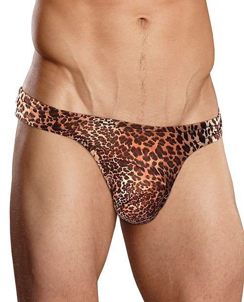 Male Power Wonder Thong Animal Print S/M
