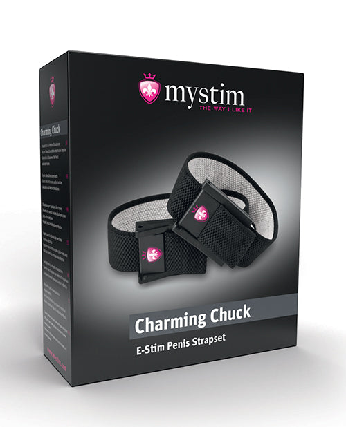 Mystim Charming Chuck - Strap Set of 2 with 2mm Adaptor
