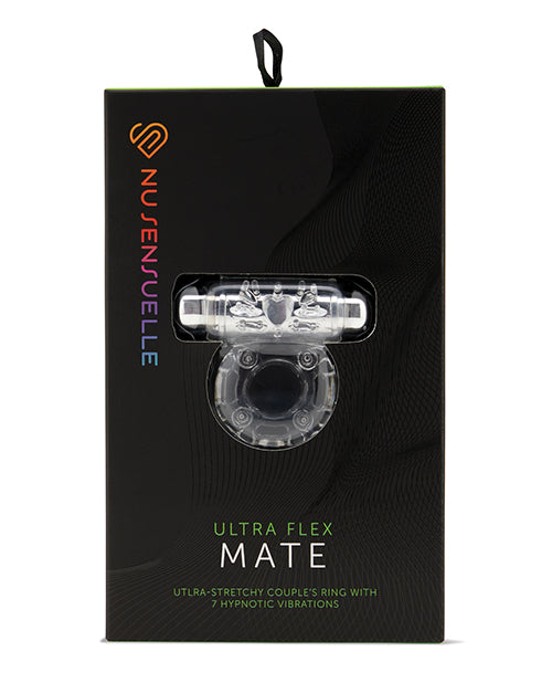 Nu Sensuelle Nu Sensuelle Mate Ultra Bullet Ring Cockring 7 Function - Clear - Image 4