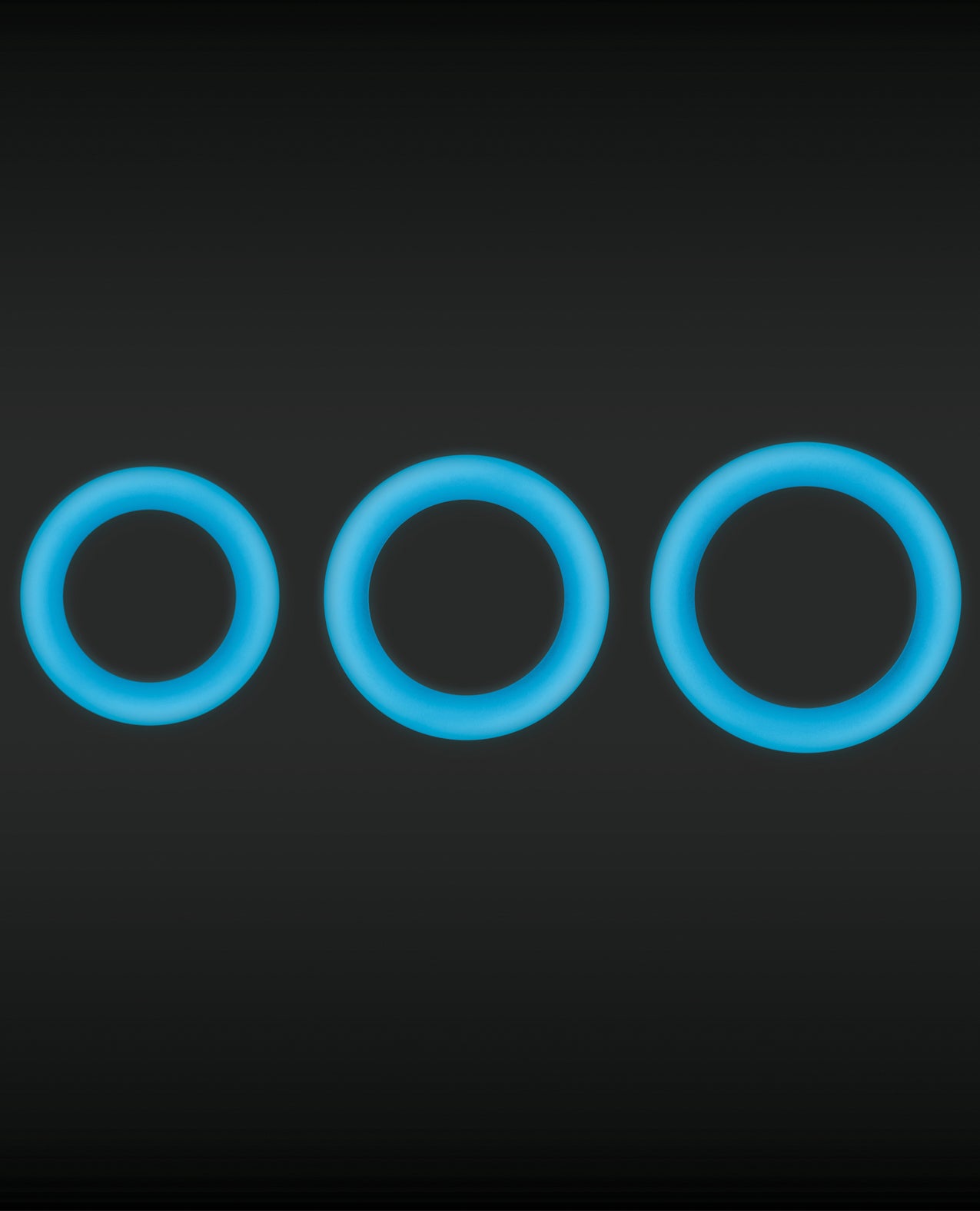 Firefly Halo Large Cockring - Blue