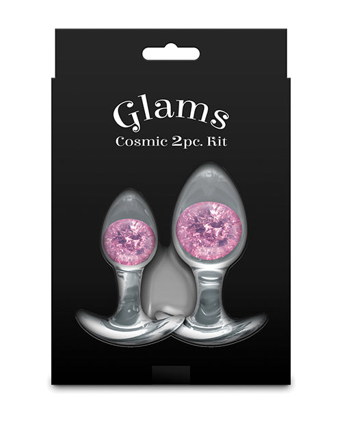 Cosmic Glams 2 pc Plug Kit - Pink