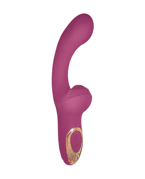 Blaze Heat Up Thumper Massager - Eggplant