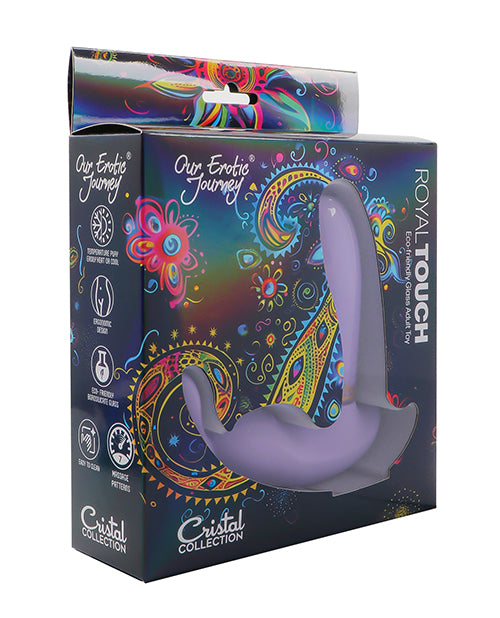 Cristal Royal Touch Glass and Silicone Vibrator