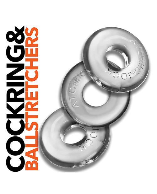 Oxballs Ringer Donut 1 - Clear Pack of 3