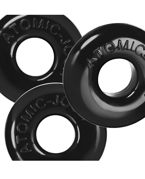 Oxballs Oxballs Ringer Max 3 Pack Cockrings - Black - Image 3