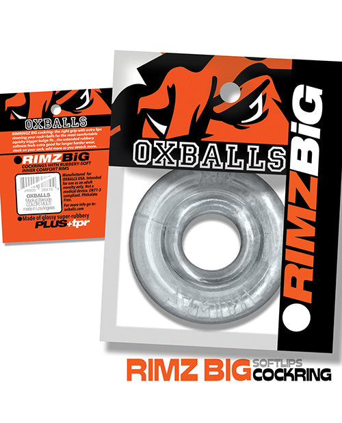 Oxballs Rimz Big Single Ring - Clear