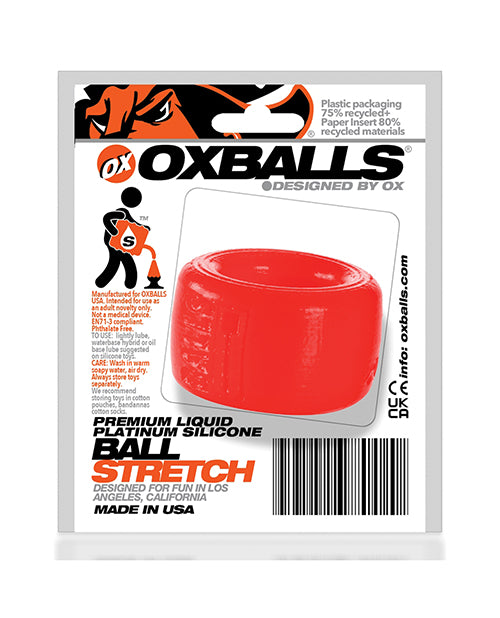 Oxballs Silicone Balls-T Ball Stretcher - Red